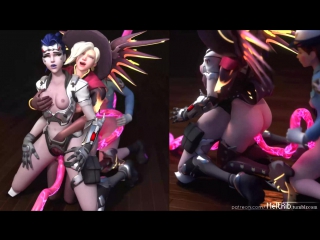 overwatch widowmaker mercy porn